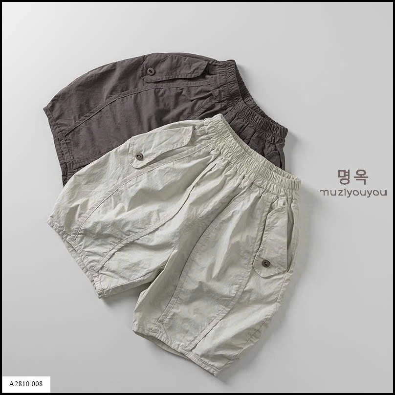 SHORT THÔ MỀM MUZIYOUYOU Giá sỉ số 1,2: 138k  số 3,4: 142k