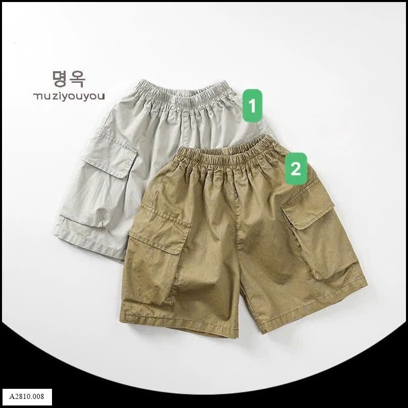 SHORT THÔ MỀM MUZIYOUYOU Giá sỉ số 1,2: 138k  số 3,4: 142k