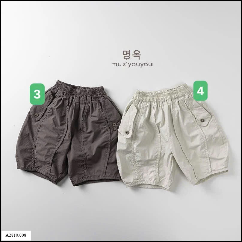 SHORT THÔ MỀM MUZIYOUYOU Giá sỉ số 1,2: 138k  số 3,4: 142k