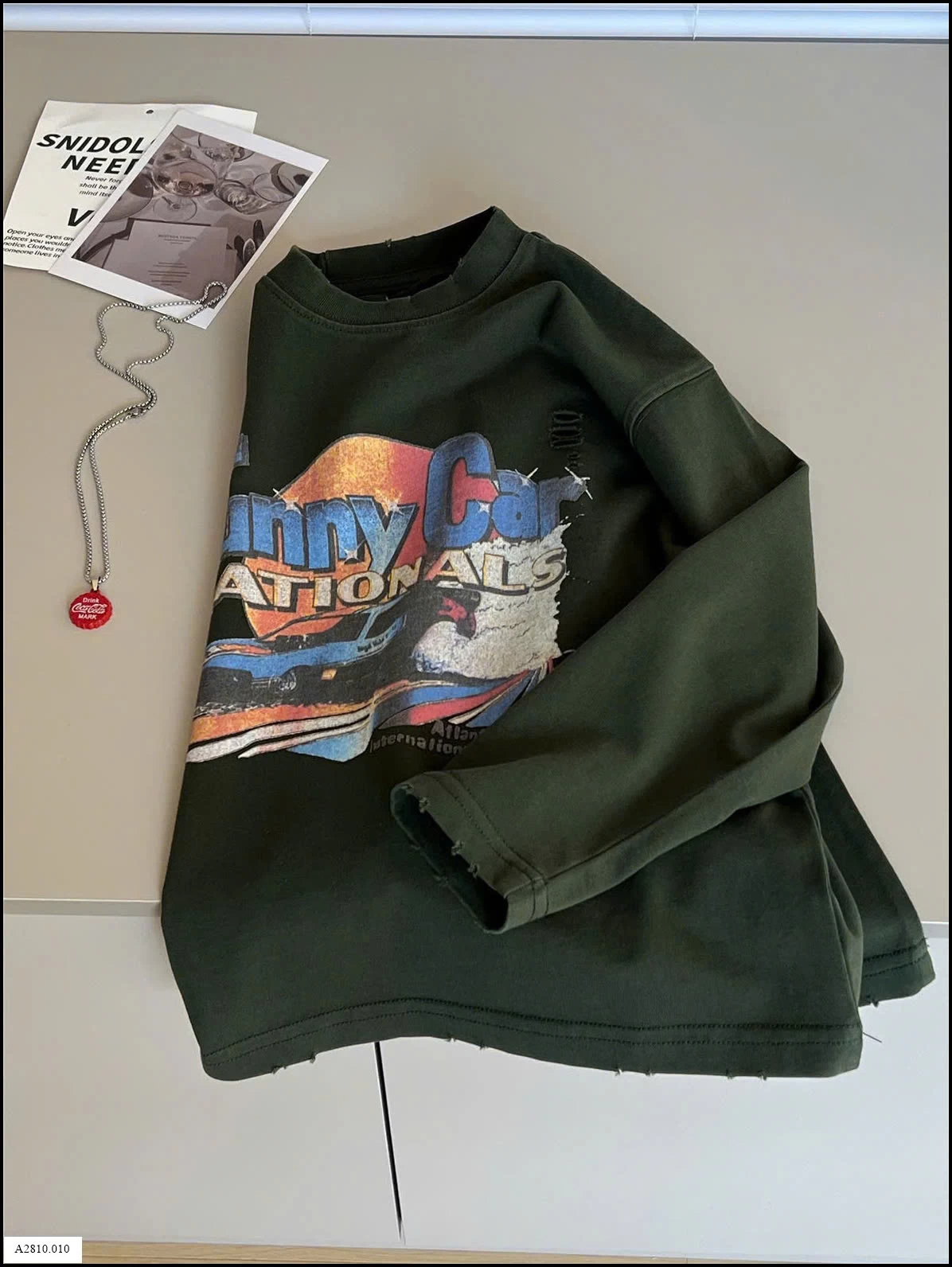 ÁO THUN IN HÌNH RÁCH GẤU Giá sỉ sz 100-140 giá 161k  sz 150 giá 177k  sz 160 giá 193k