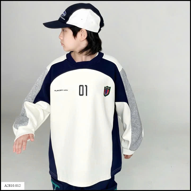 ÁO NỈ PHỐI MÀU SỐ 01 Giá sỉ sz 110-140: 183k  sz 150-160: 195k  sz 165: 208k