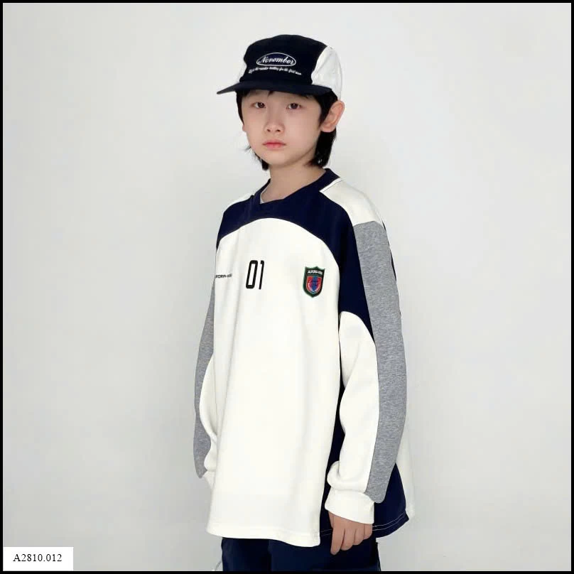 ÁO NỈ PHỐI MÀU SỐ 01 Giá sỉ sz 110-140: 183k  sz 150-160: 195k  sz 165: 208k