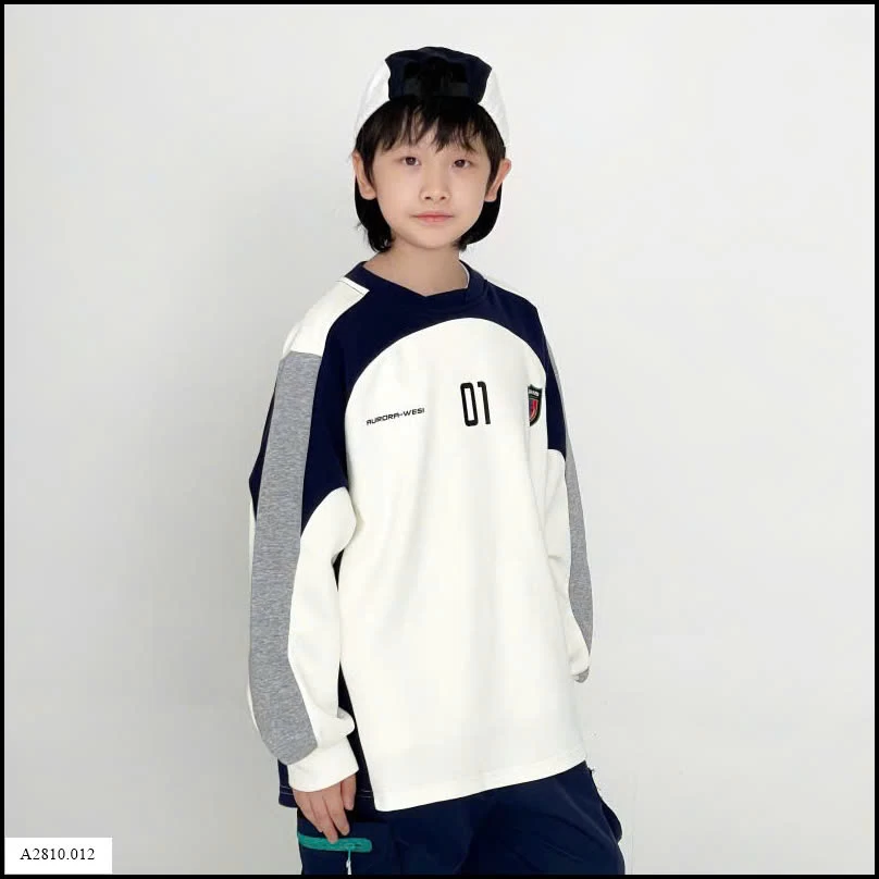 ÁO NỈ PHỐI MÀU SỐ 01 Giá sỉ sz 110-140: 183k  sz 150-160: 195k  sz 165: 208k