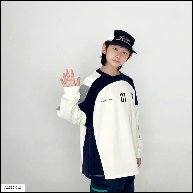 ÁO NỈ PHỐI MÀU SỐ 01 Giá sỉ sz 110-140: 183k  sz 150-160: 195k  sz 165: 208k