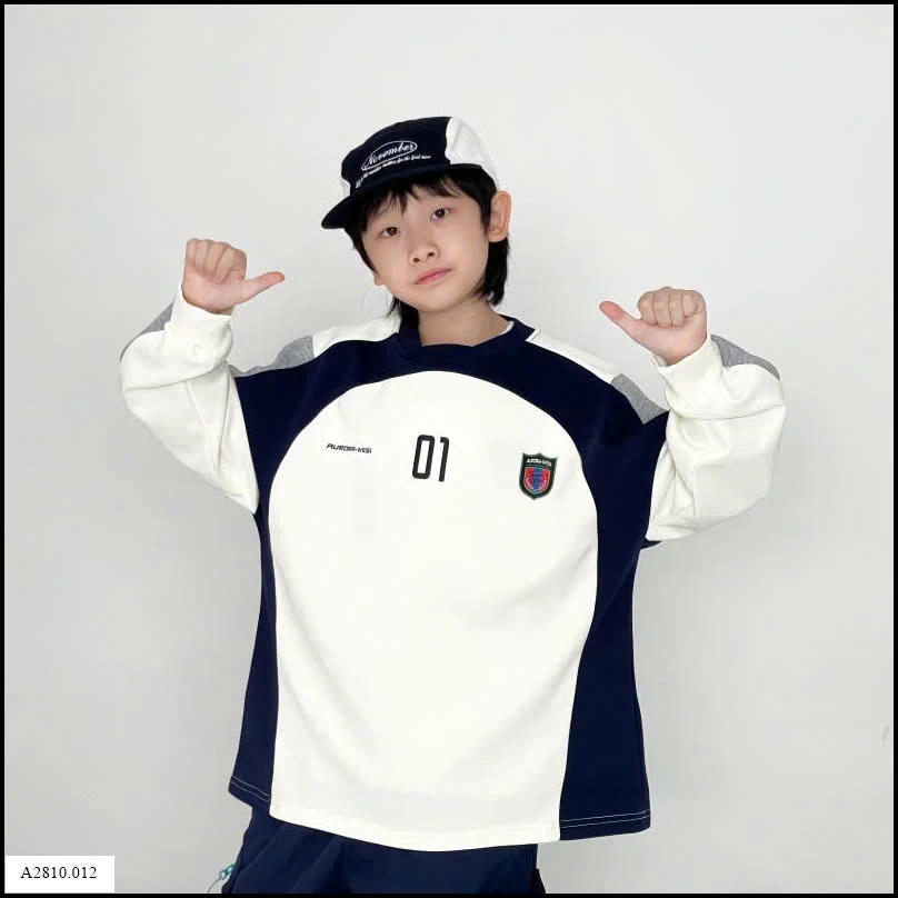 ÁO NỈ PHỐI MÀU SỐ 01 Giá sỉ sz 110-140: 183k  sz 150-160: 195k  sz 165: 208k