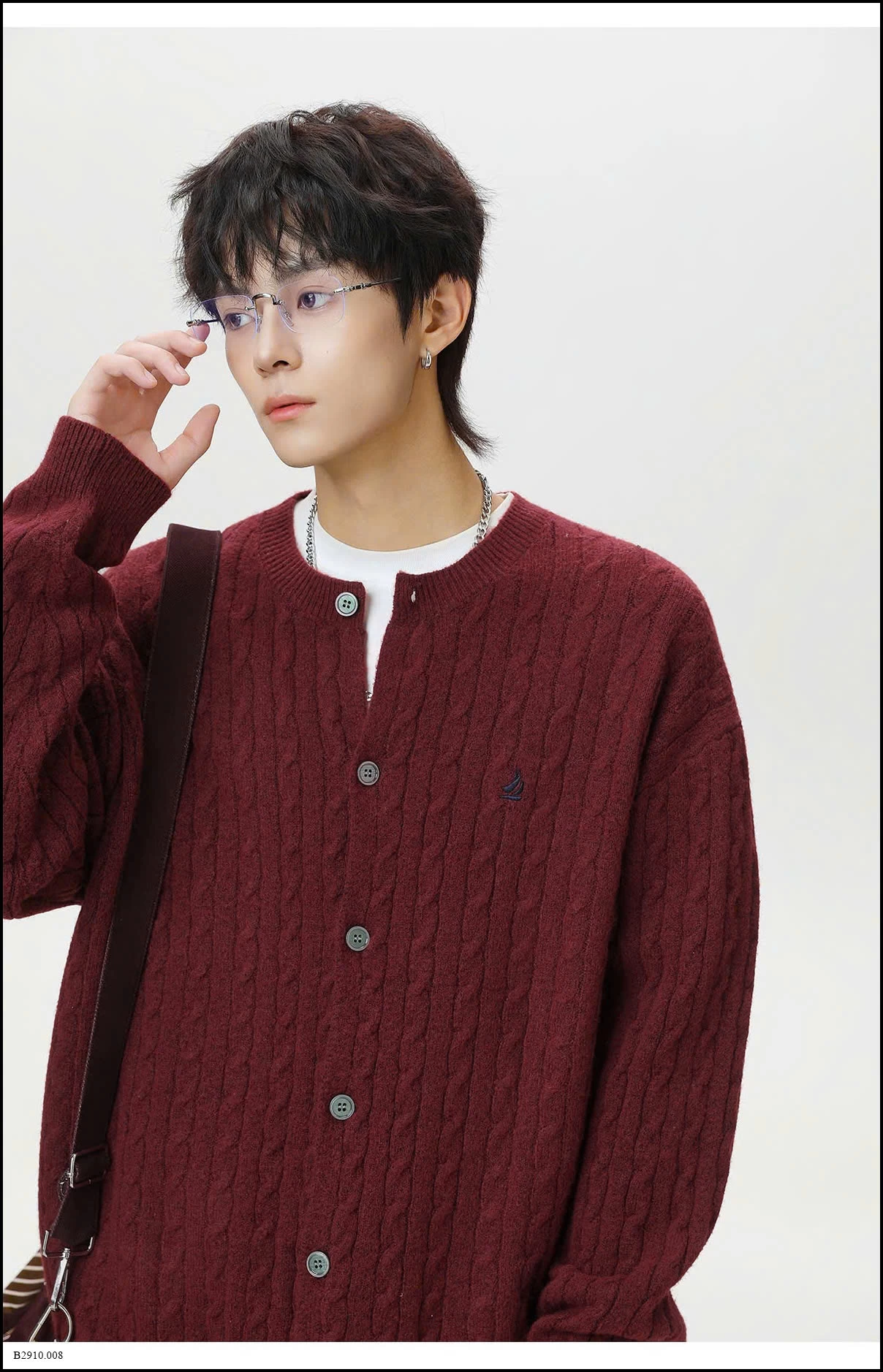 KHOÁC LEN VẶN THỪNG THÊU LOGO  Giá sỉ 270ka