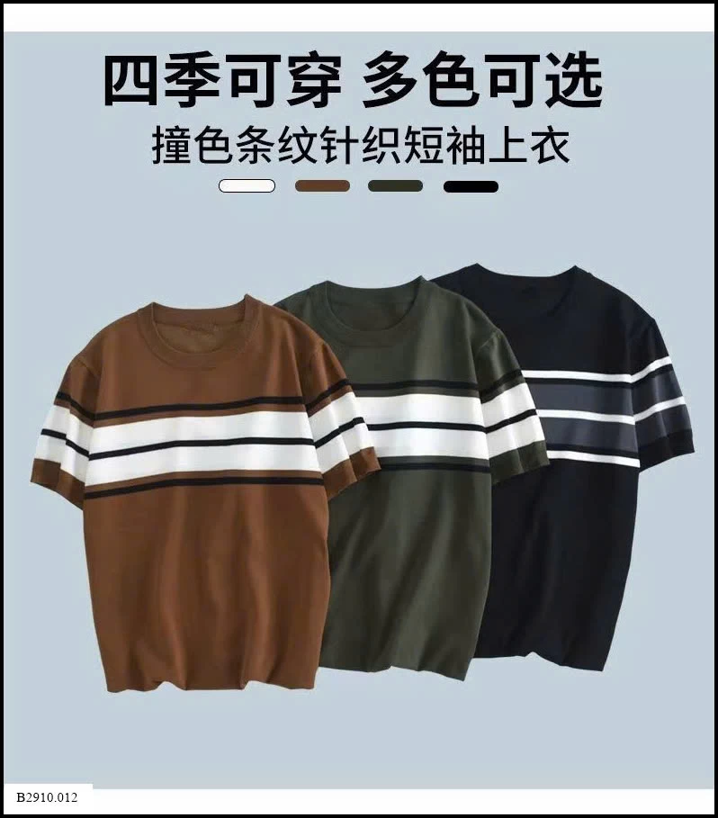 ÁO THUN DỆT KIM NAM   Giá sỉ 172k