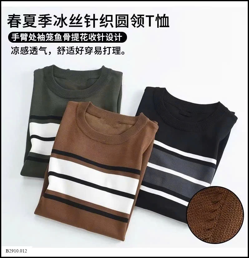 ÁO THUN DỆT KIM NAM   Giá sỉ 172k