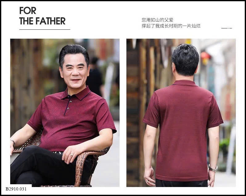 ÁO POLO NAM TRUNG NIÊN  Giá sỉ 140k