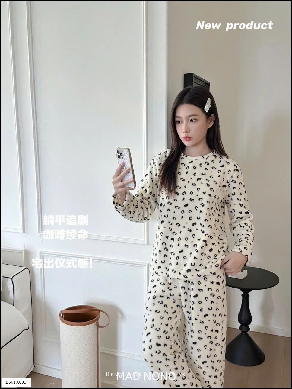 BỘ LÔNG HỌA TIẾT MAD NONO CHO NỮ  Giá sỉ 170k