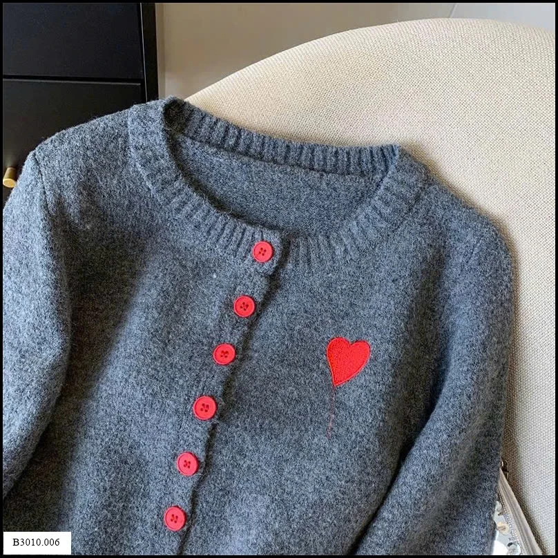 ÁO LEN XÁM CÀI CÚC PHỐI TAY  Giá sỉ 145k