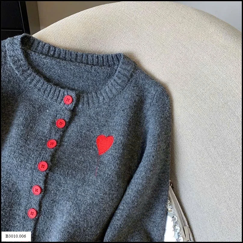 ÁO LEN XÁM CÀI CÚC PHỐI TAY  Giá sỉ 145k