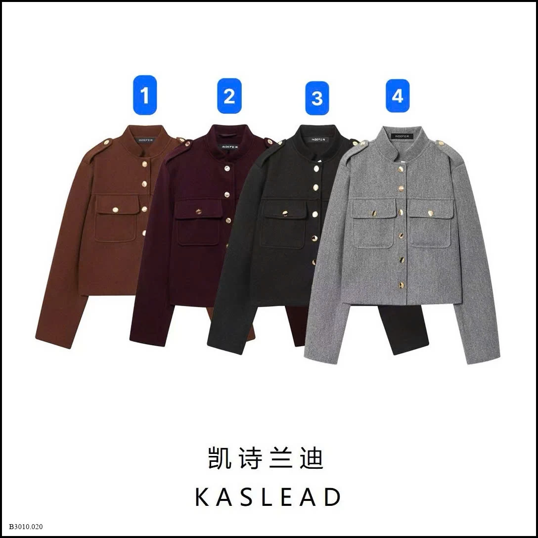 ÁO KHOÁC DẠ KAS   Giá sỉ  255k