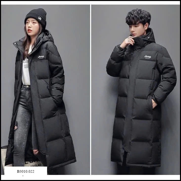 ÁO PHAO DÁNG DÀI NAM NỮ JEEP   Giá sỉ 455k