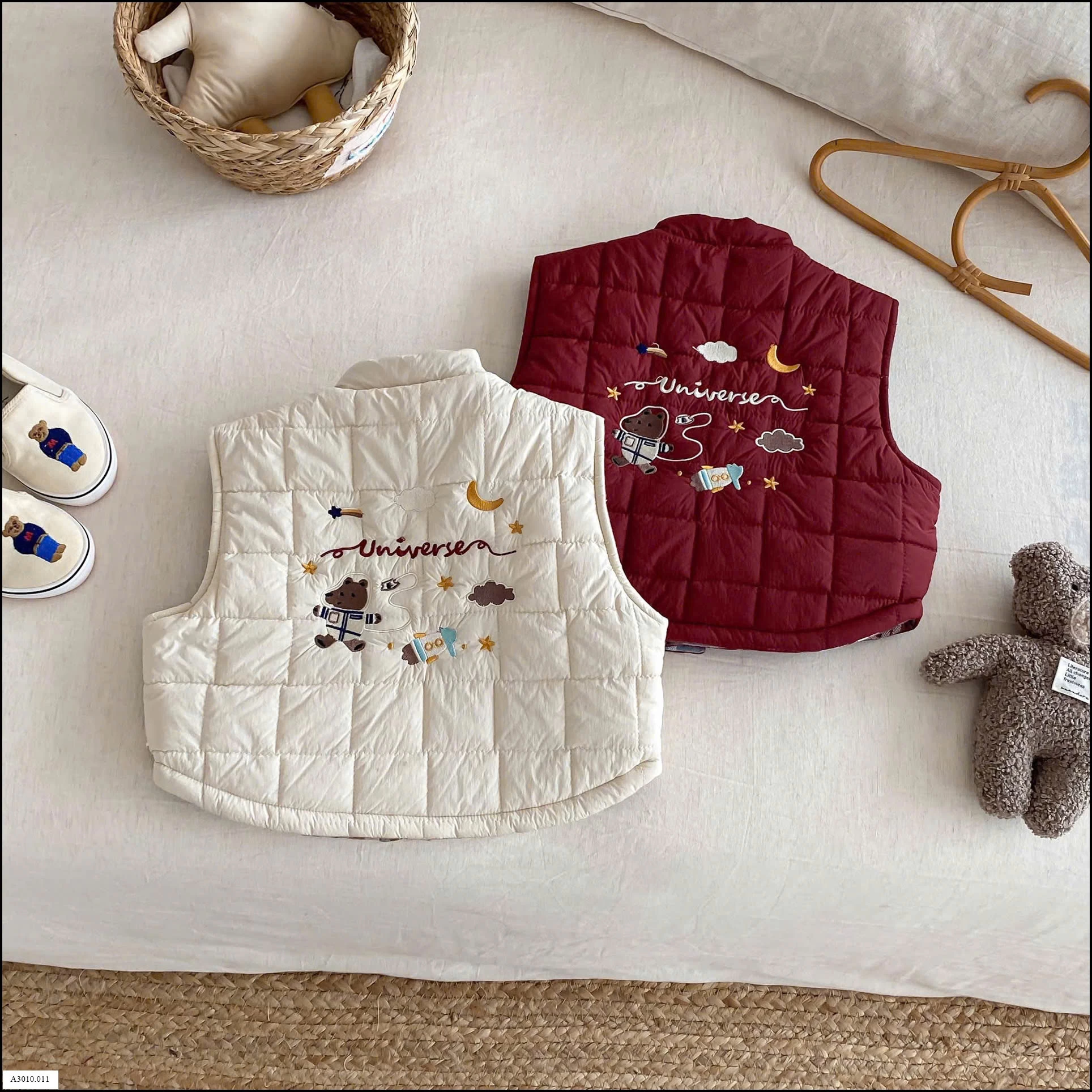 ÁO GILE CHẦN BÔNG BÉ TRAI   Giá sỉ 173k