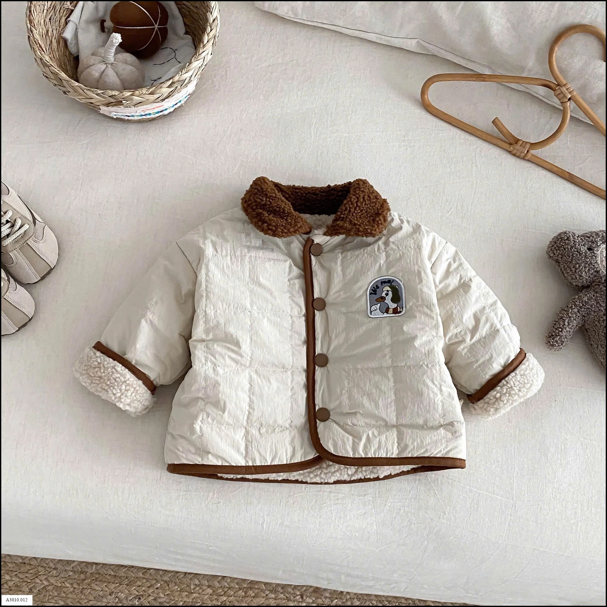 ÁO KHOÁC 2 MẶT CHO BÉ  Giá sỉ 195k