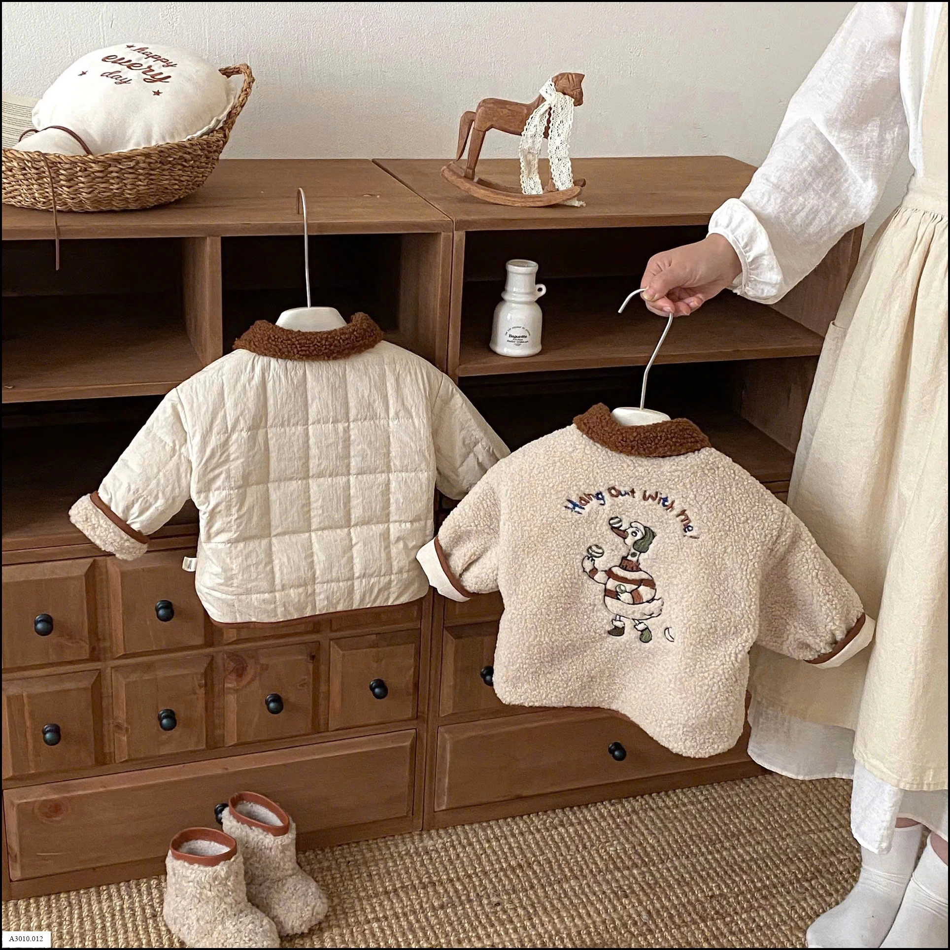 ÁO KHOÁC 2 MẶT CHO BÉ  Giá sỉ 195k