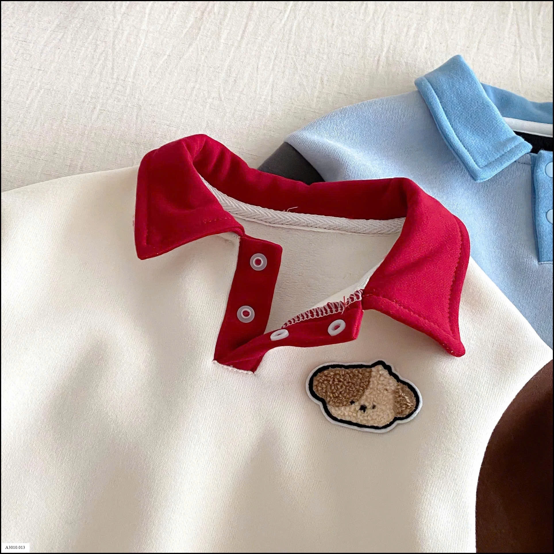 ÁO POLO NỈ PHỐI MÀU BT   Giá sỉ 136k