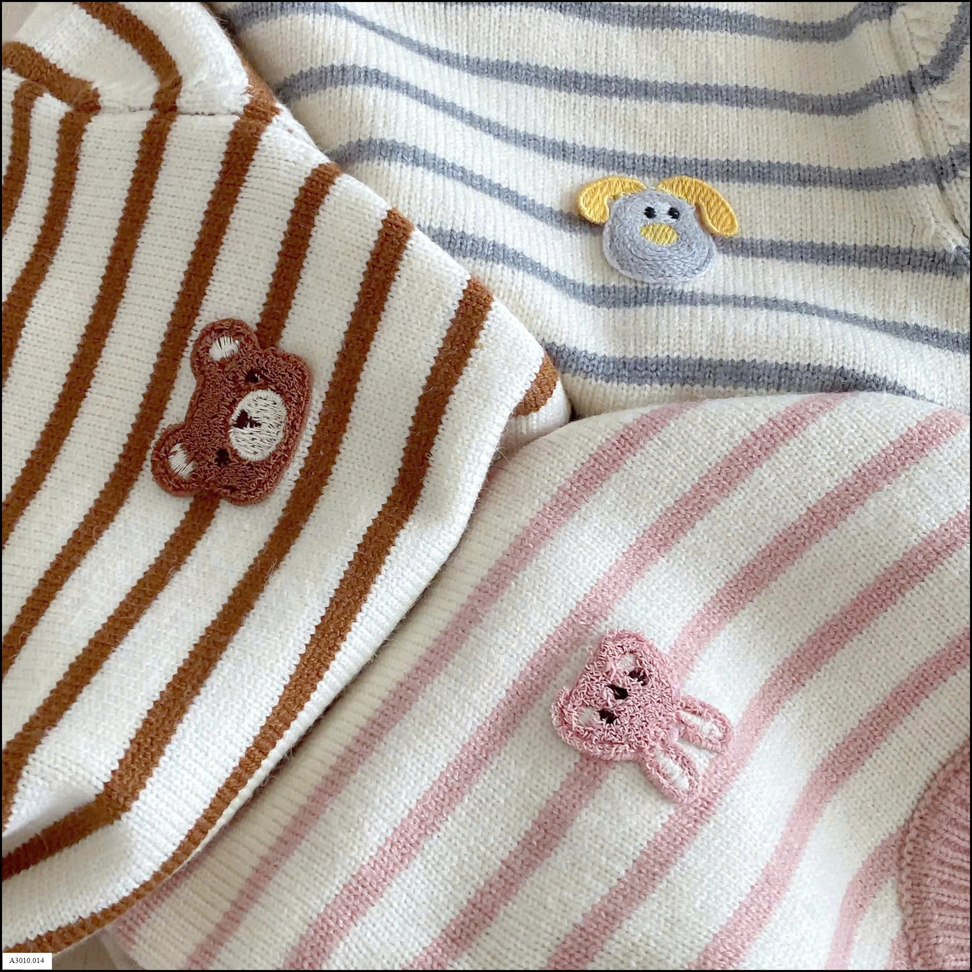 ÁO LEN KẺ CHO BÉ   Giá sỉ 125k