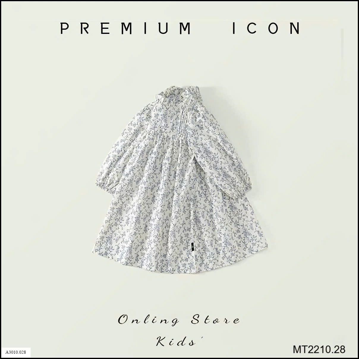 Váy dài tay hoa nhí nhà Premium  Giá sỉ 125k