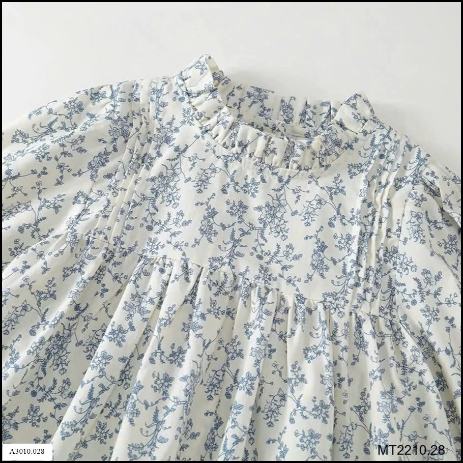 Váy dài tay hoa nhí nhà Premium  Giá sỉ 125k