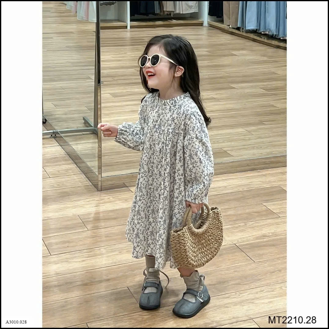 Váy dài tay hoa nhí nhà Premium  Giá sỉ 125k