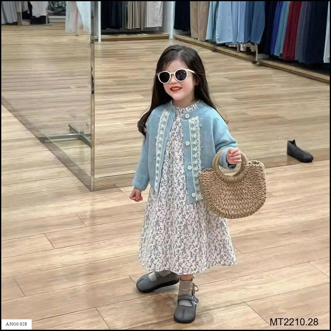 Váy dài tay hoa nhí nhà Premium  Giá sỉ 125k