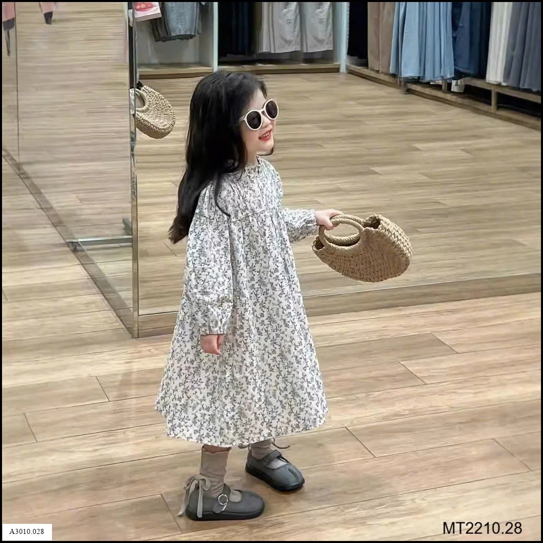 Váy dài tay hoa nhí nhà Premium  Giá sỉ 125k