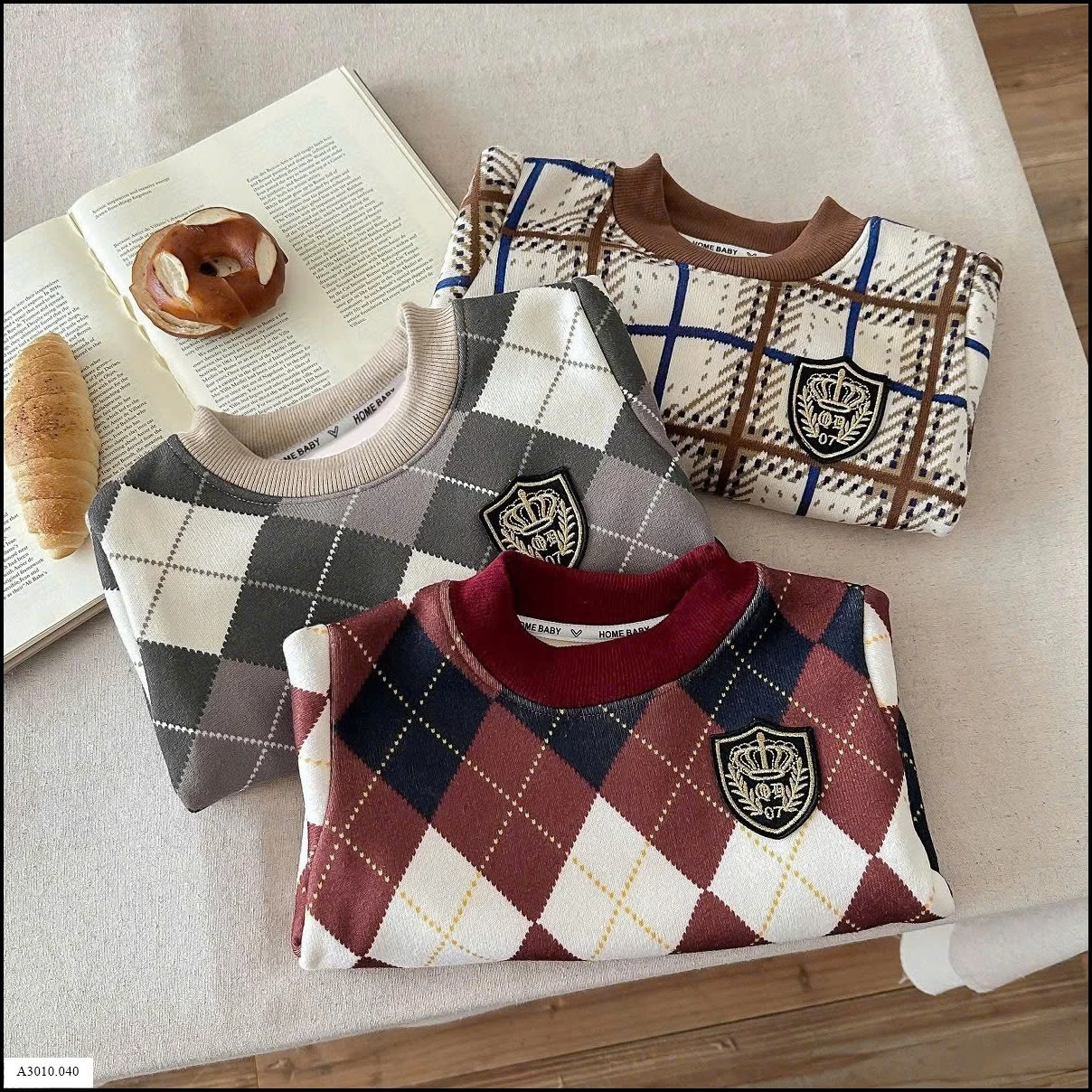 Áo lót lông cho bé   Giá sỉ 76k