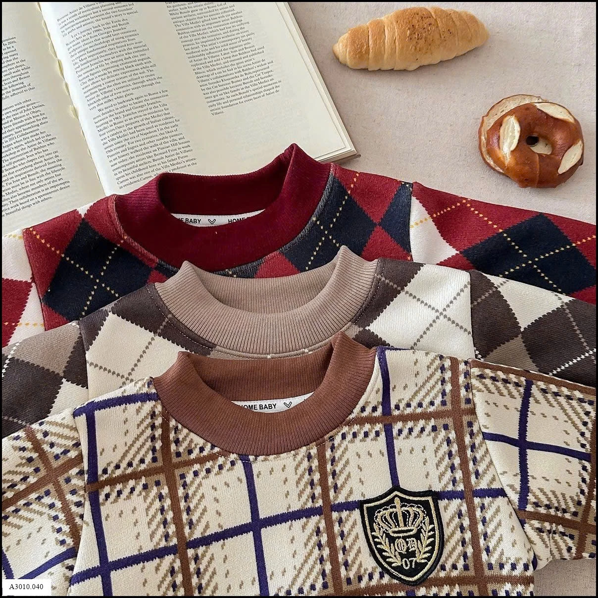 Áo lót lông cho bé   Giá sỉ 76k