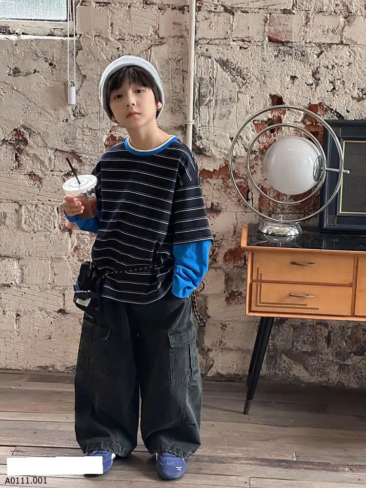 ÁO PHỐI MÀU AMBB   Giá sỉ Sz 90-150 #135k Sz 160 #149k Sz 170 #161k