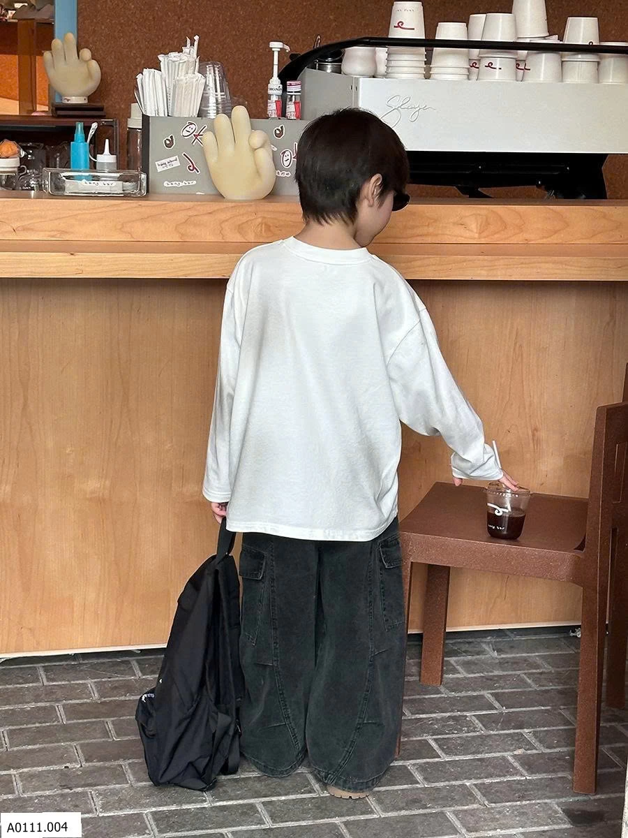 ÁO THUN DÀI TAY AMBB   Giá sỉ Sz 90-150 #109k Sz 160 #118k Sz 170 #127k