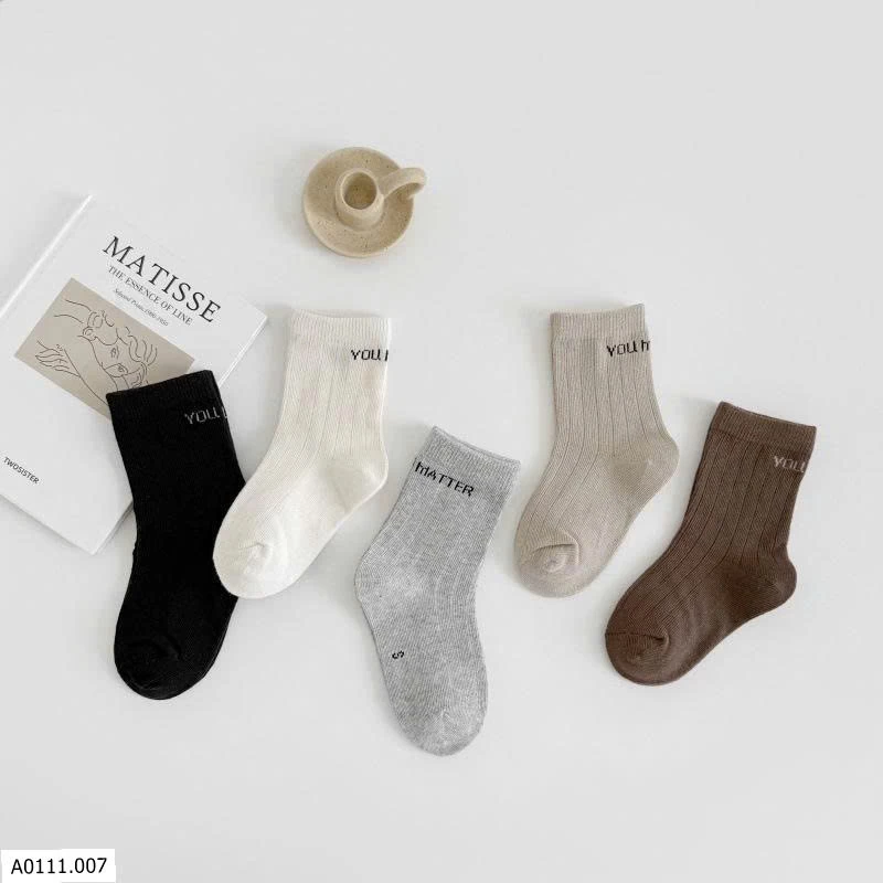 SET 5 ĐÔI TẤT AMBB   Giá sỉ 91k/set