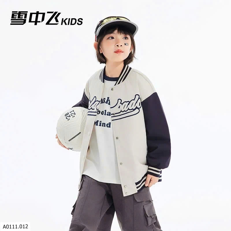 ÁO KHOÁC BOMBER TRẺ EM   Giá sỉ 250k