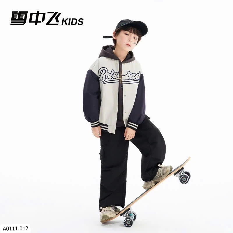 ÁO KHOÁC BOMBER TRẺ EM   Giá sỉ 250k