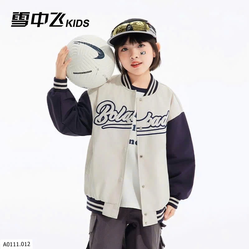 ÁO KHOÁC BOMBER TRẺ EM   Giá sỉ 250k