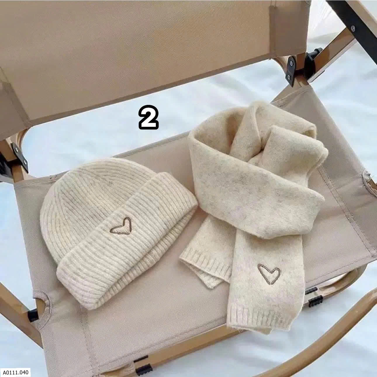 SET MŨ + KHĂN LEN CHO BÉ   Giá sỉ 55k