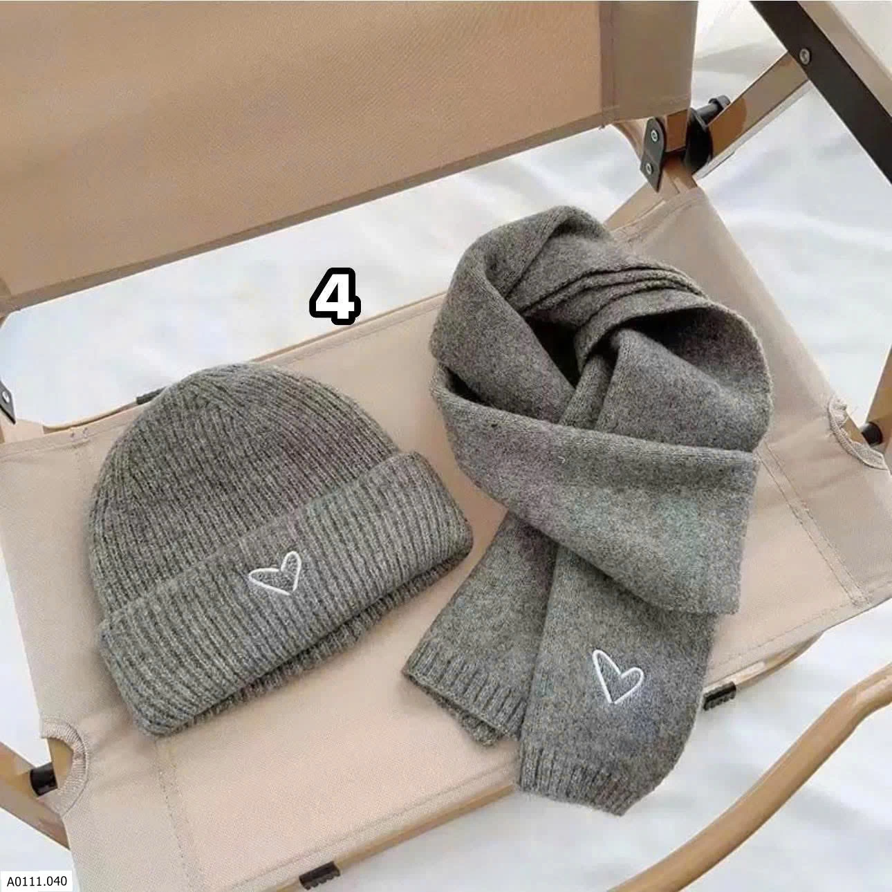 SET MŨ + KHĂN LEN CHO BÉ   Giá sỉ 55k