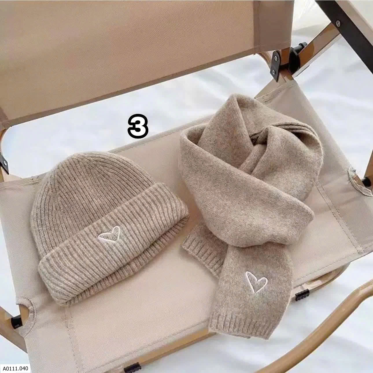SET MŨ + KHĂN LEN CHO BÉ   Giá sỉ 55k