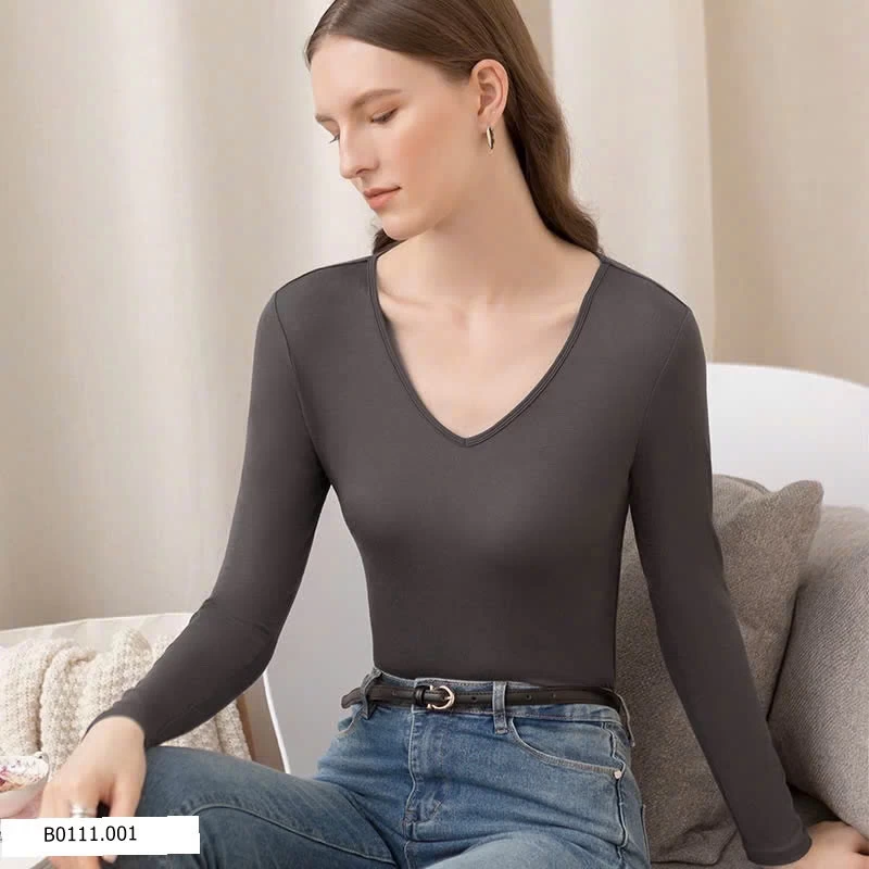 Áo cổ chữ V CANVAUS mùa thu   Giá sỉ 150k