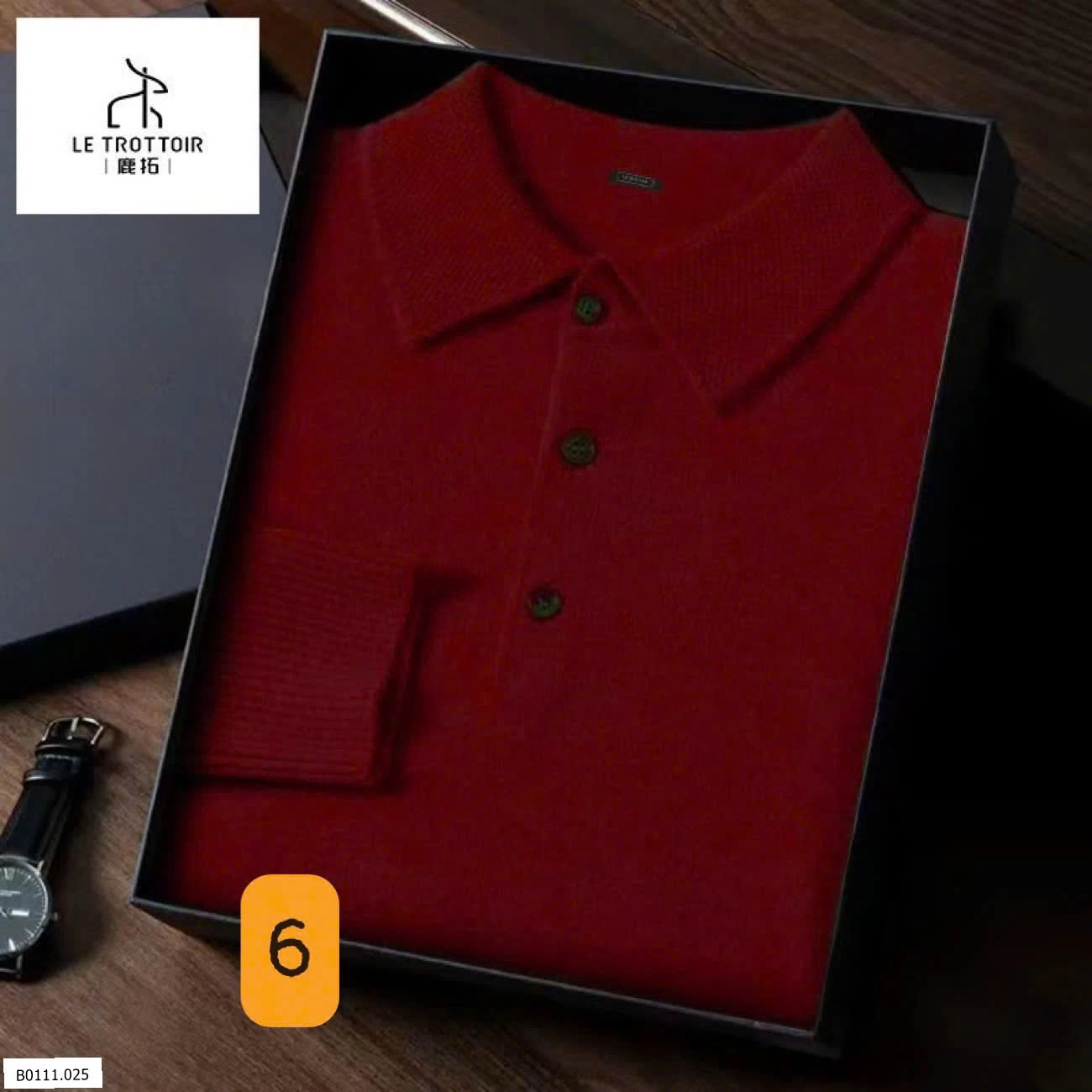 ÁO POLO LEN NAM LE TROTTOIR   Giá sỉ 213k