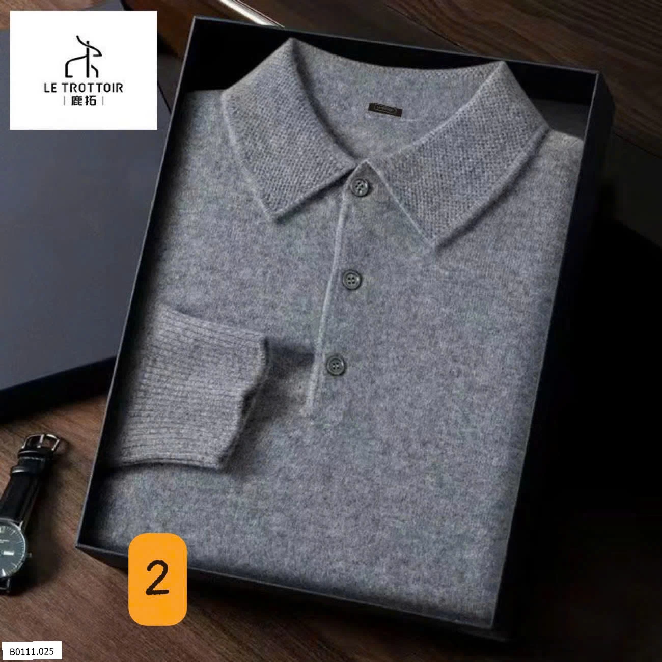 ÁO POLO LEN NAM LE TROTTOIR   Giá sỉ 213k