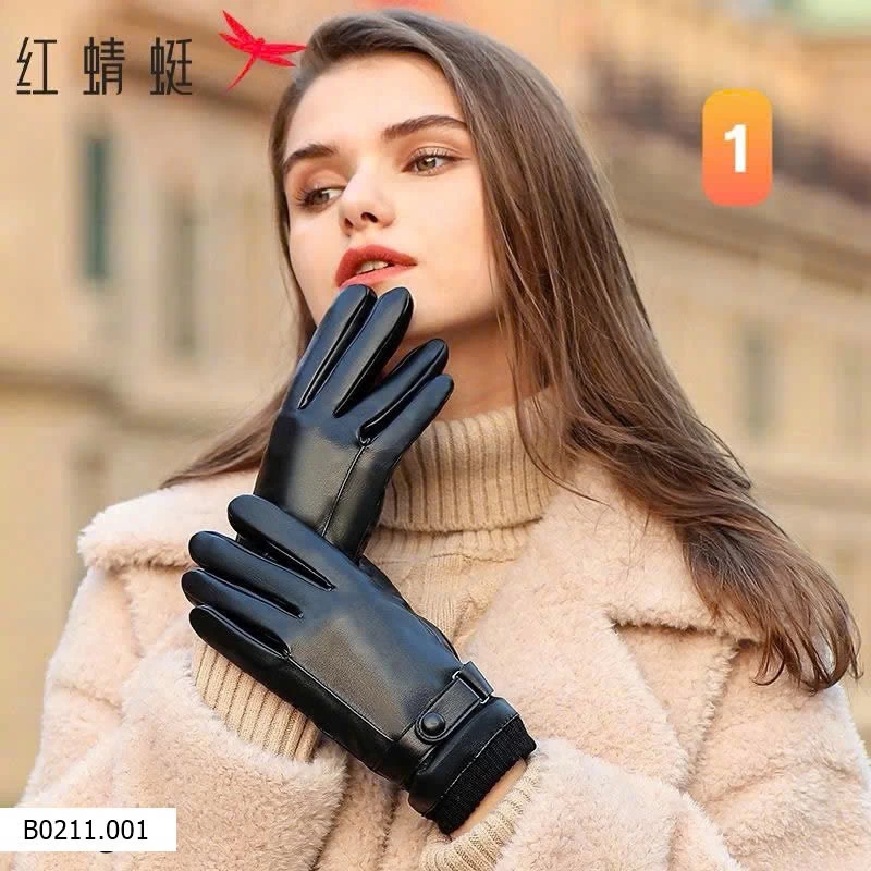 GĂNG TAY DA NỮ HÃNG RED1 DRAGONFLY  Giá sỉ 80k