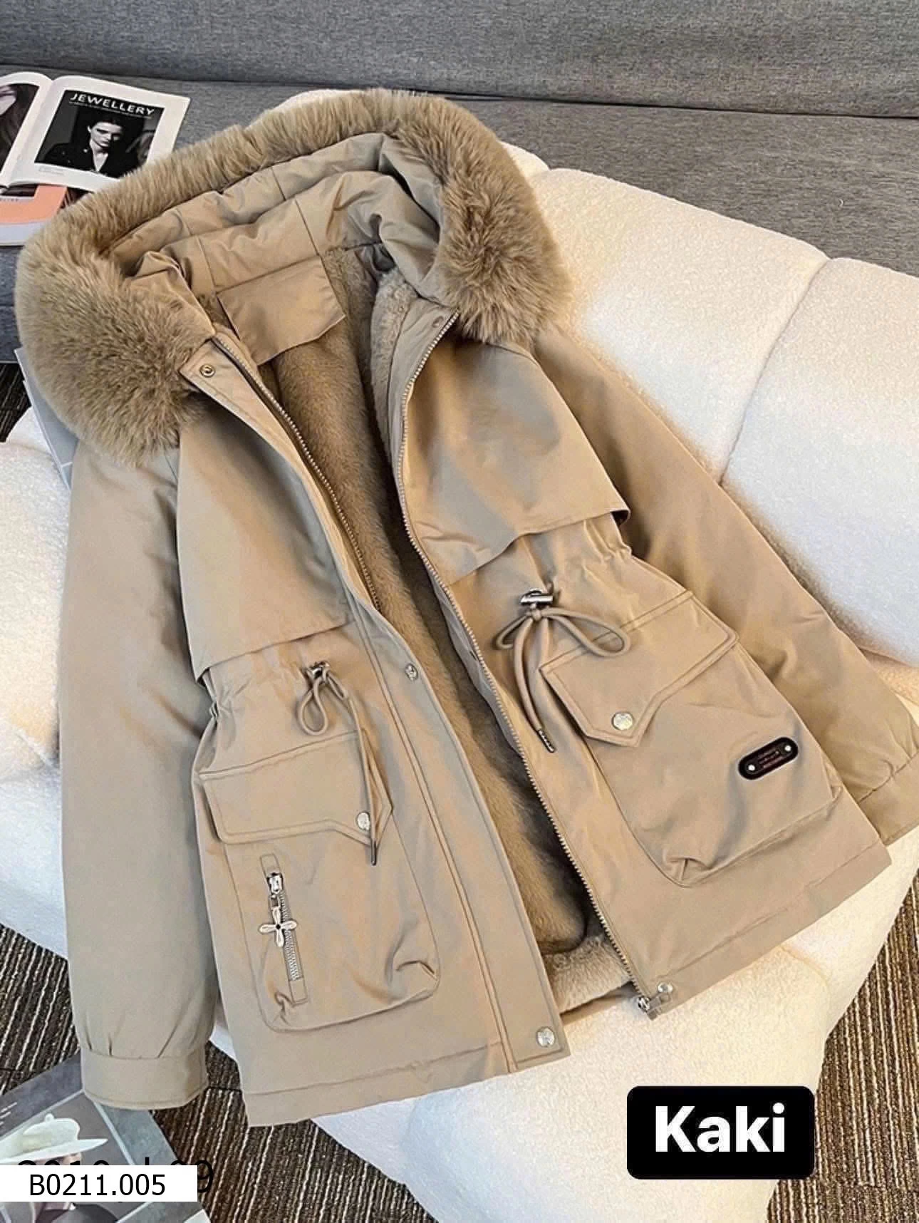 Áo PARKA LÓT LÔNG   Giá sỉ 310k