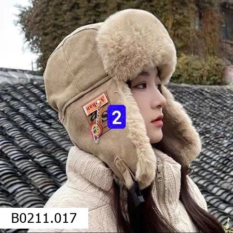 MŨ LÔNG KHOÁ CÀI GIỮ ẤM CỰC XINH  Giá sỉ 80k