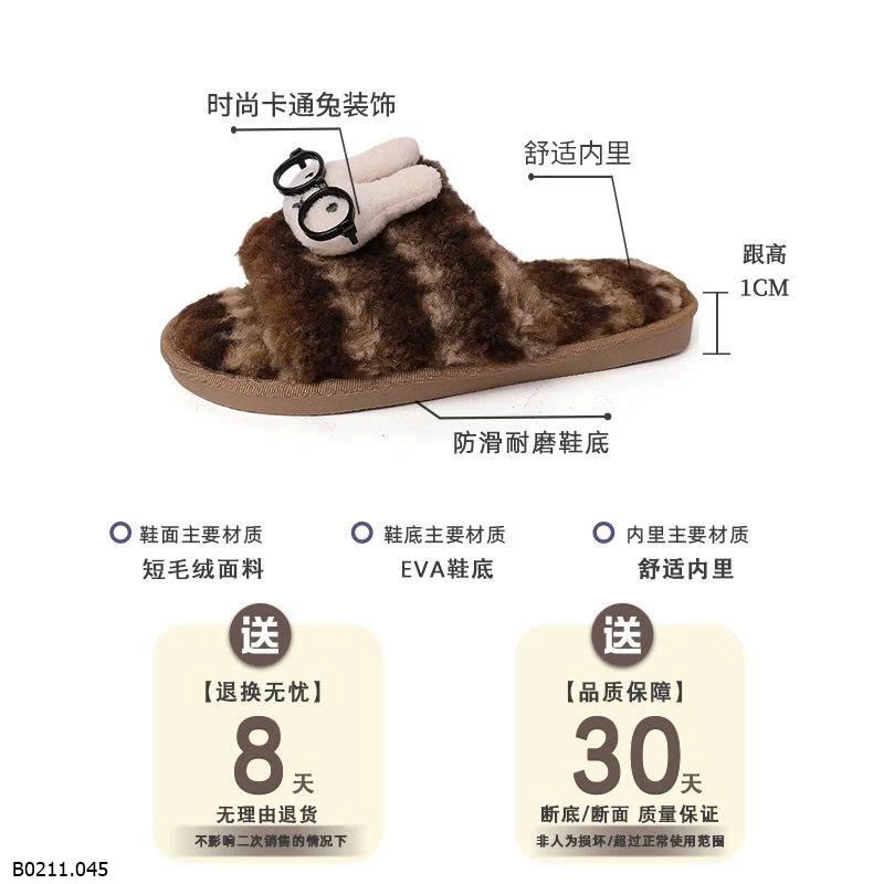 DÉP LÔNG GẤU CHO NỮ  Giá sỉ 121k