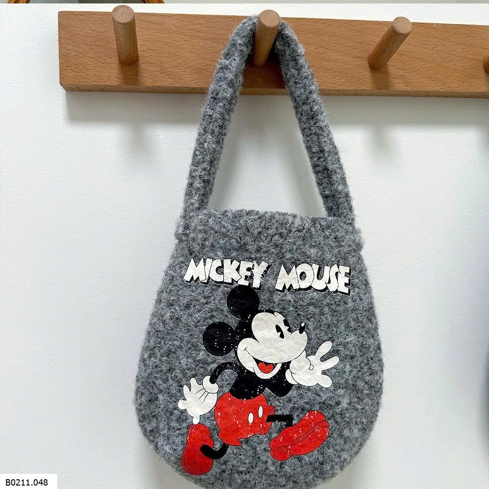 TÚI TOTE LÔNG CHUỘT MICKY  Giá sỉ NHỎ: 60K LỚN: 90K