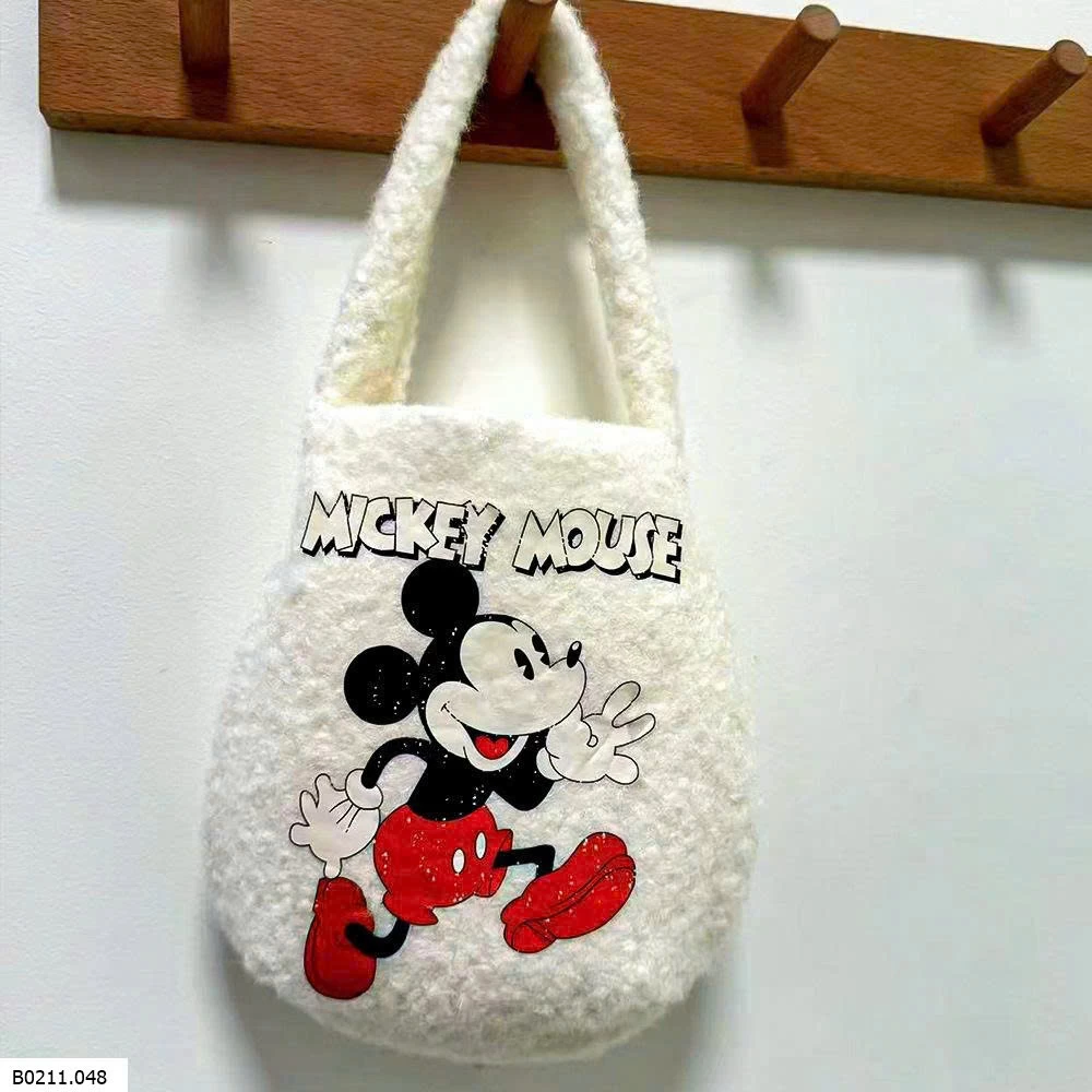 TÚI TOTE LÔNG CHUỘT MICKY  Giá sỉ NHỎ: 60K LỚN: 90K
