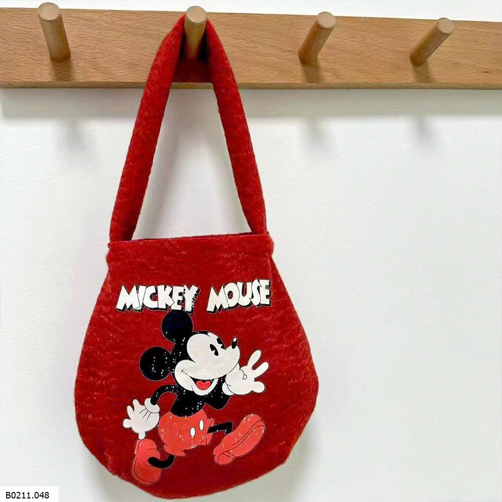 TÚI TOTE LÔNG CHUỘT MICKY  Giá sỉ NHỎ: 60K LỚN: 90K