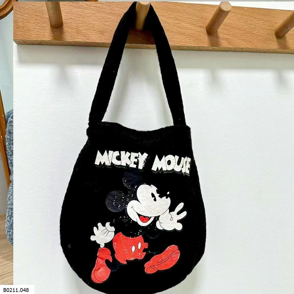 TÚI TOTE LÔNG CHUỘT MICKY  Giá sỉ NHỎ: 60K LỚN: 90K